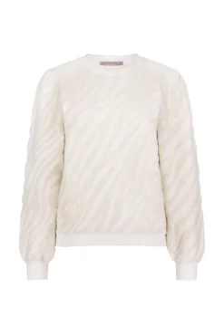 June zebra pullover - Offwhite/kit