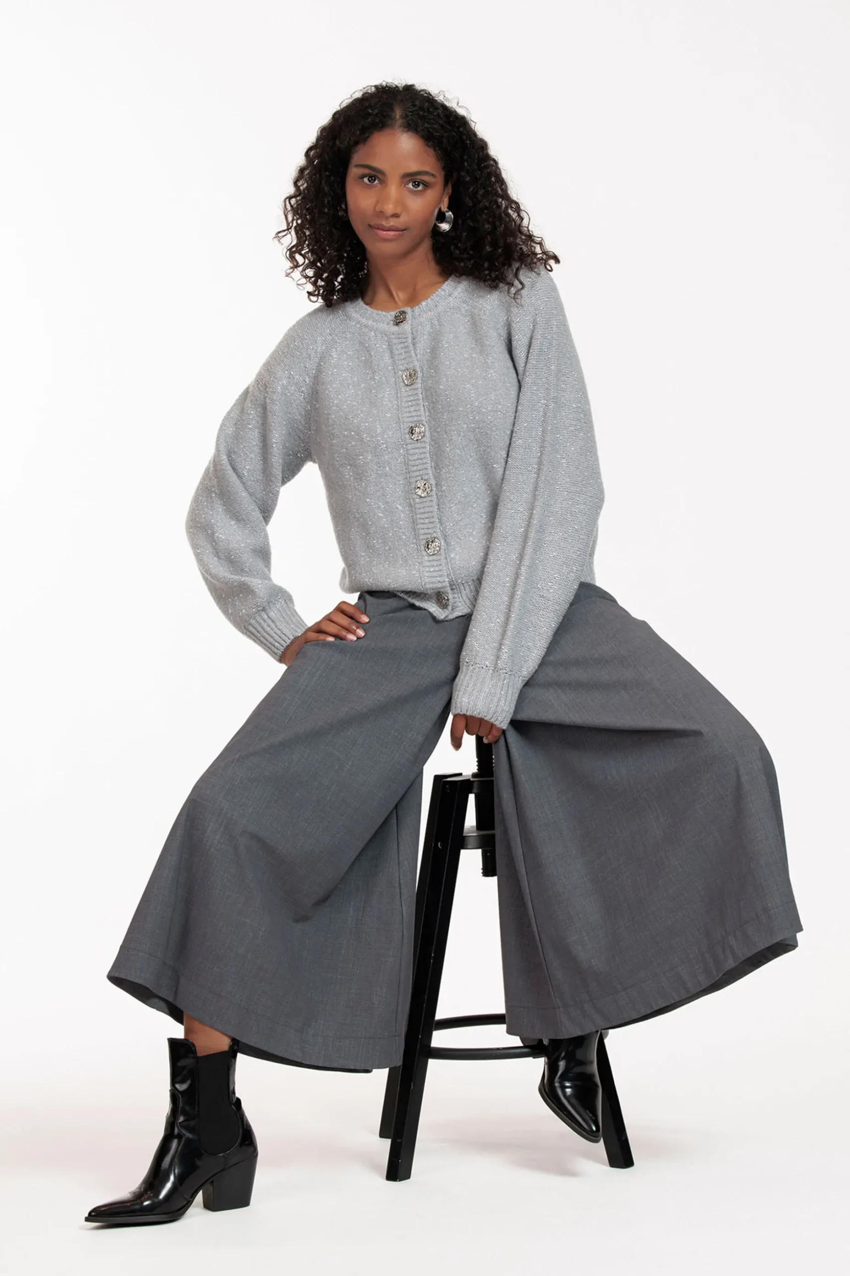 Kaya cardigan - light grey