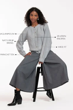 Kaya cardigan - light grey