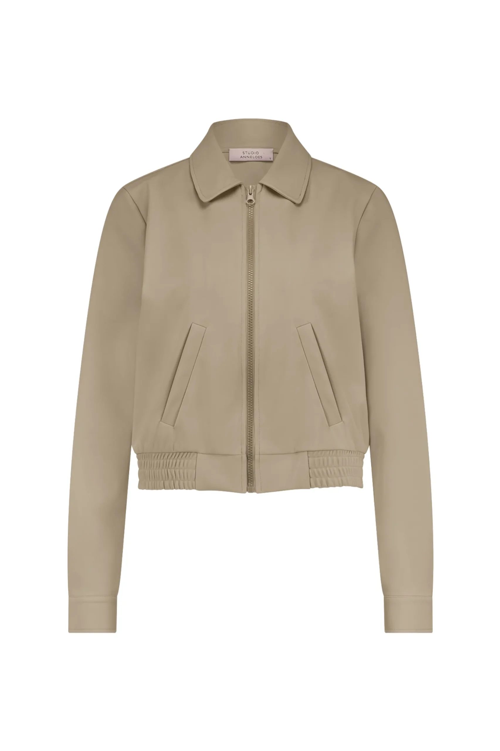 Kelsi bonded jacket - latte