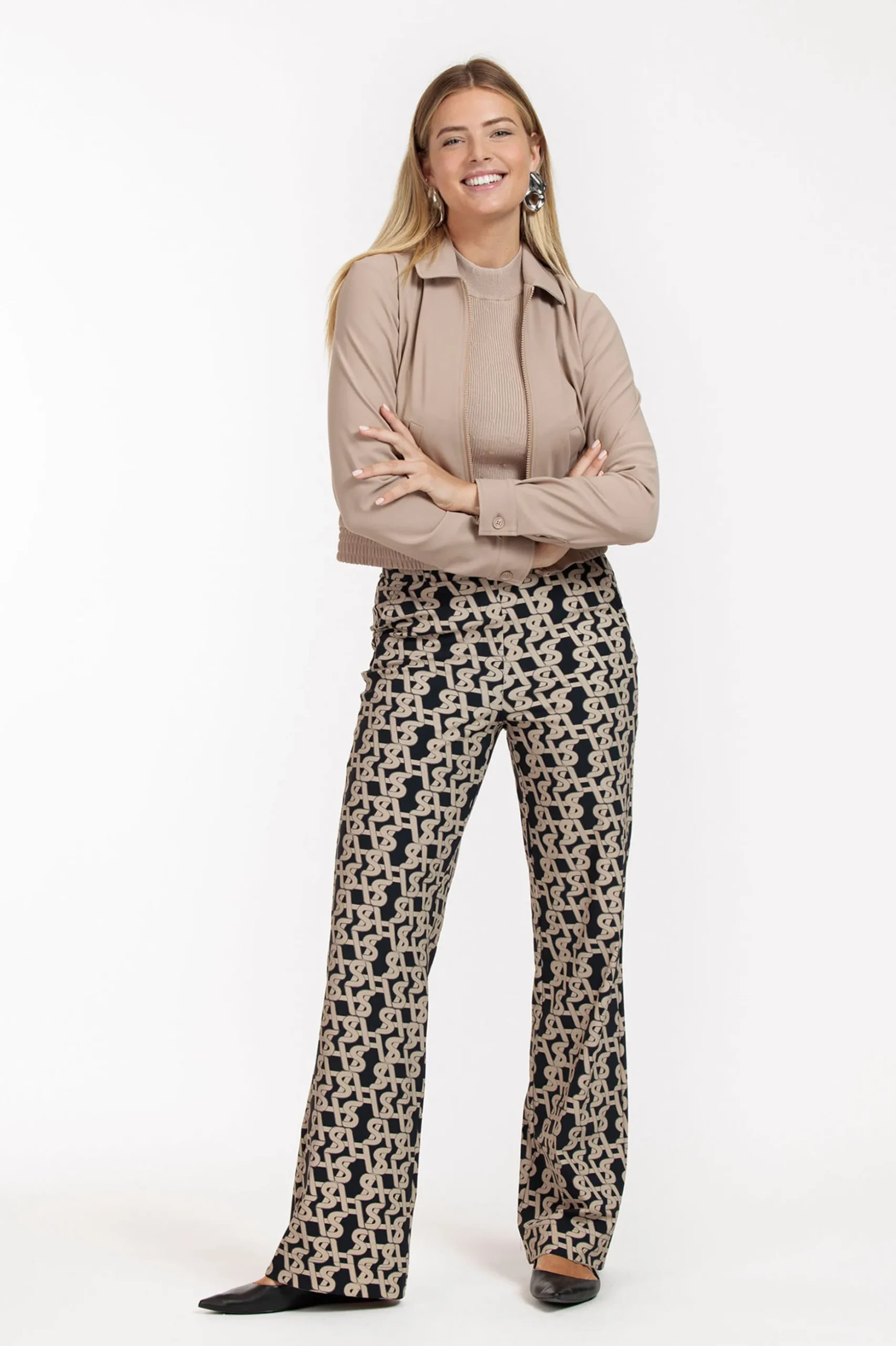 Kelsi bonded jacket - latte