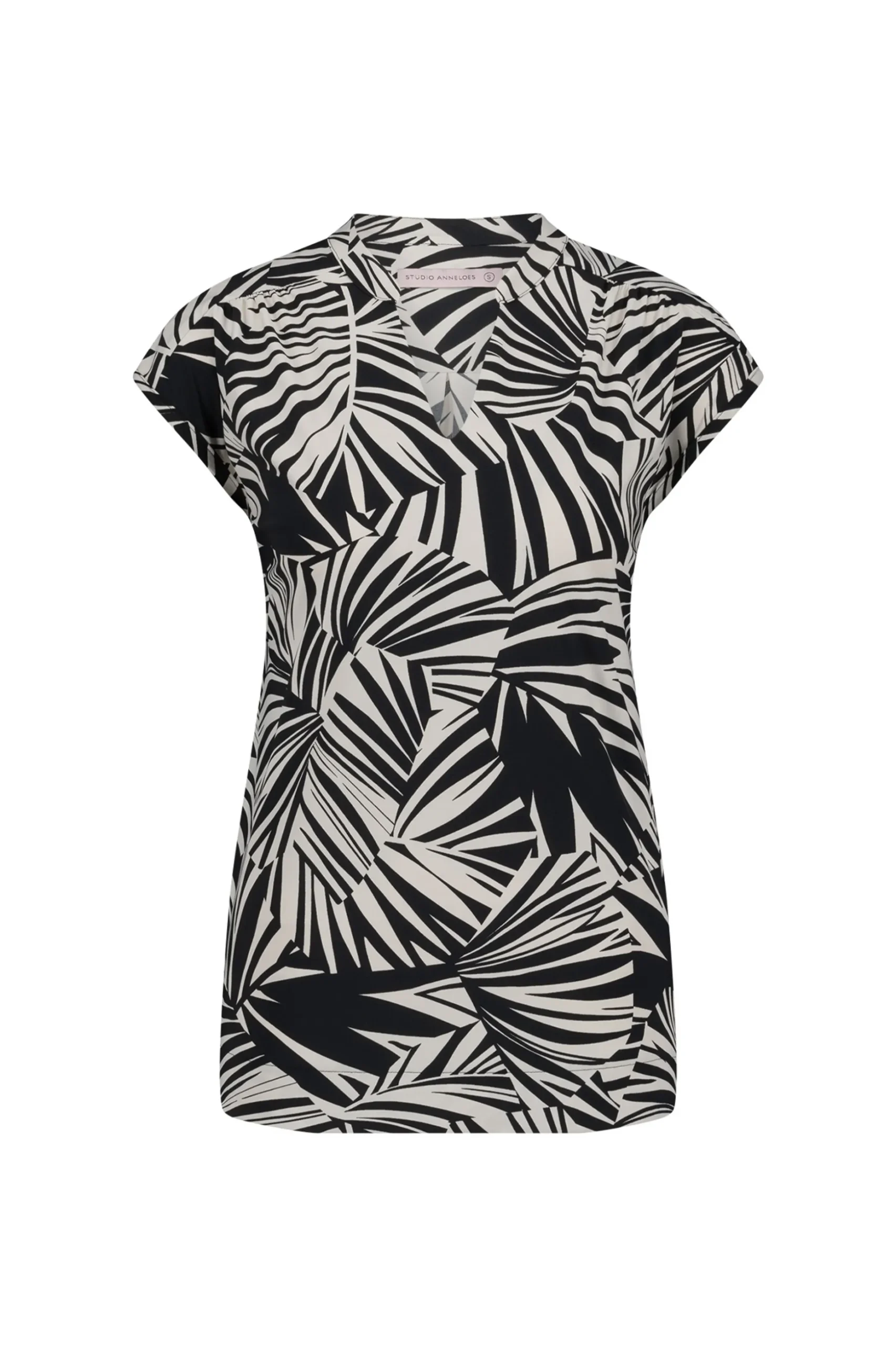Kitty palm top - kit/black