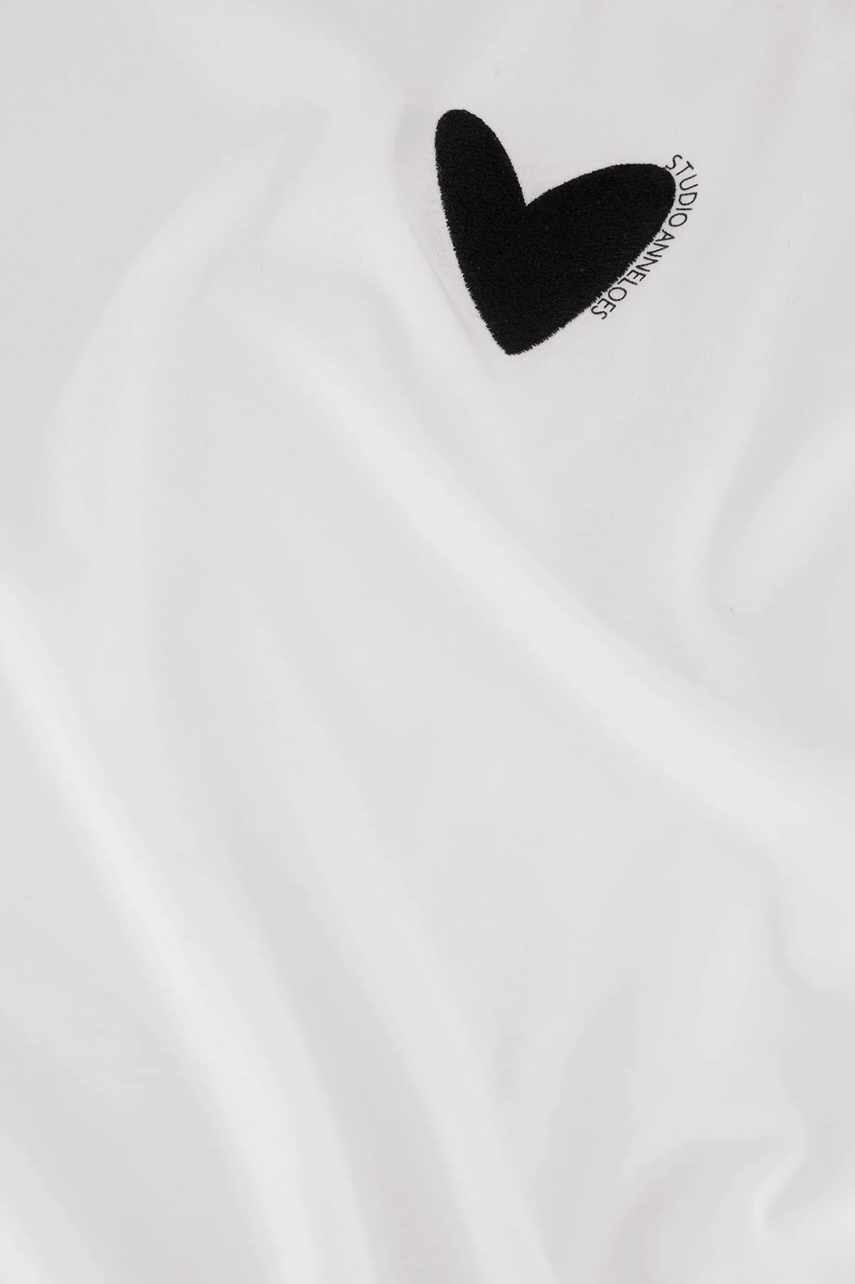 Klaasje hearts tshirt - white