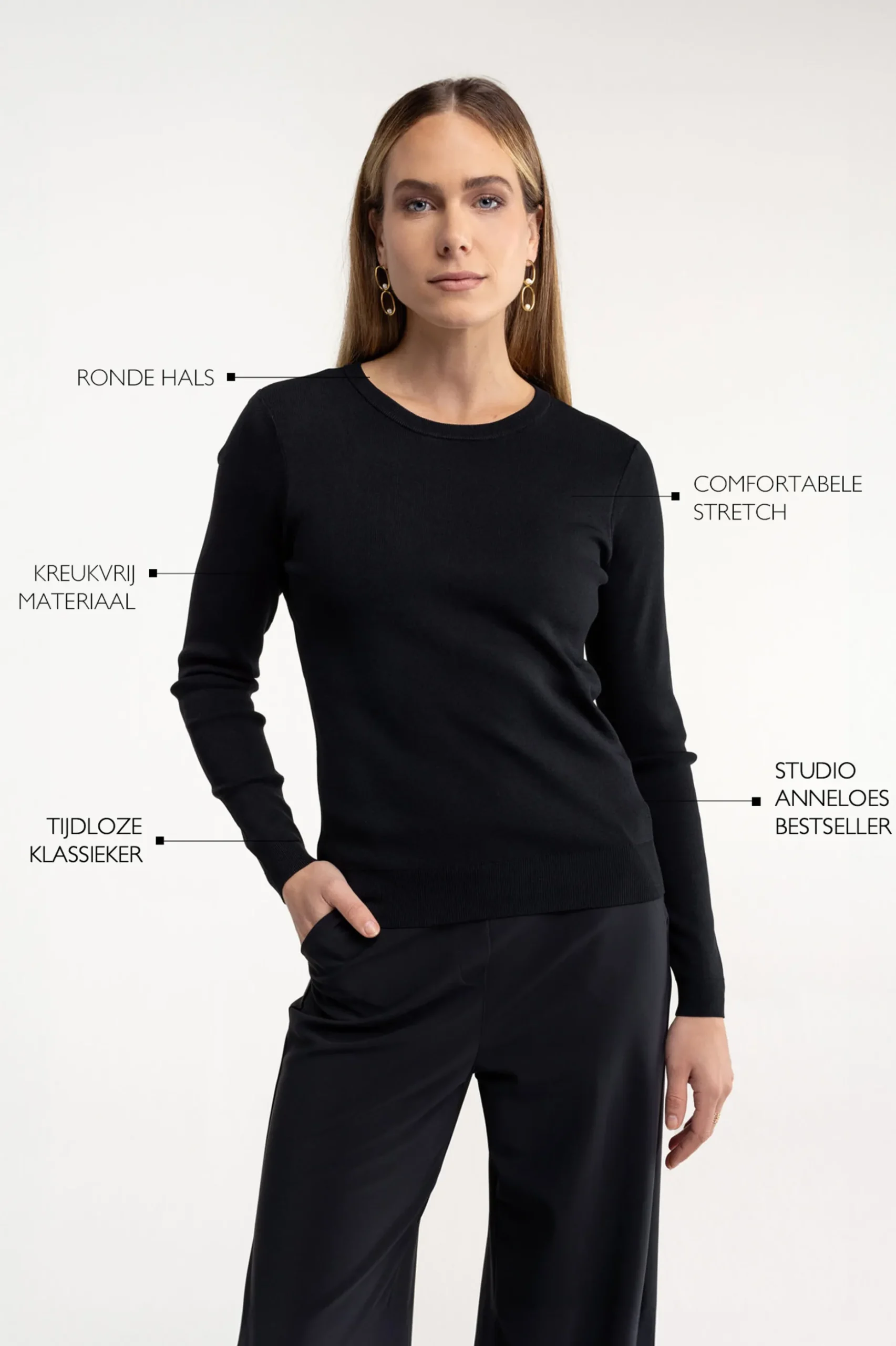 Lana pullover - black