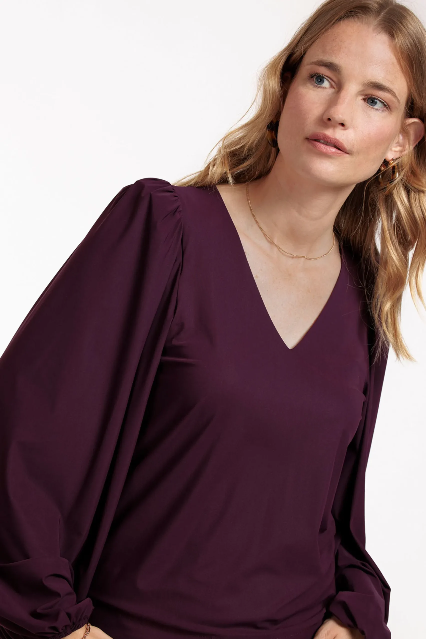 Lesha top - blackberry