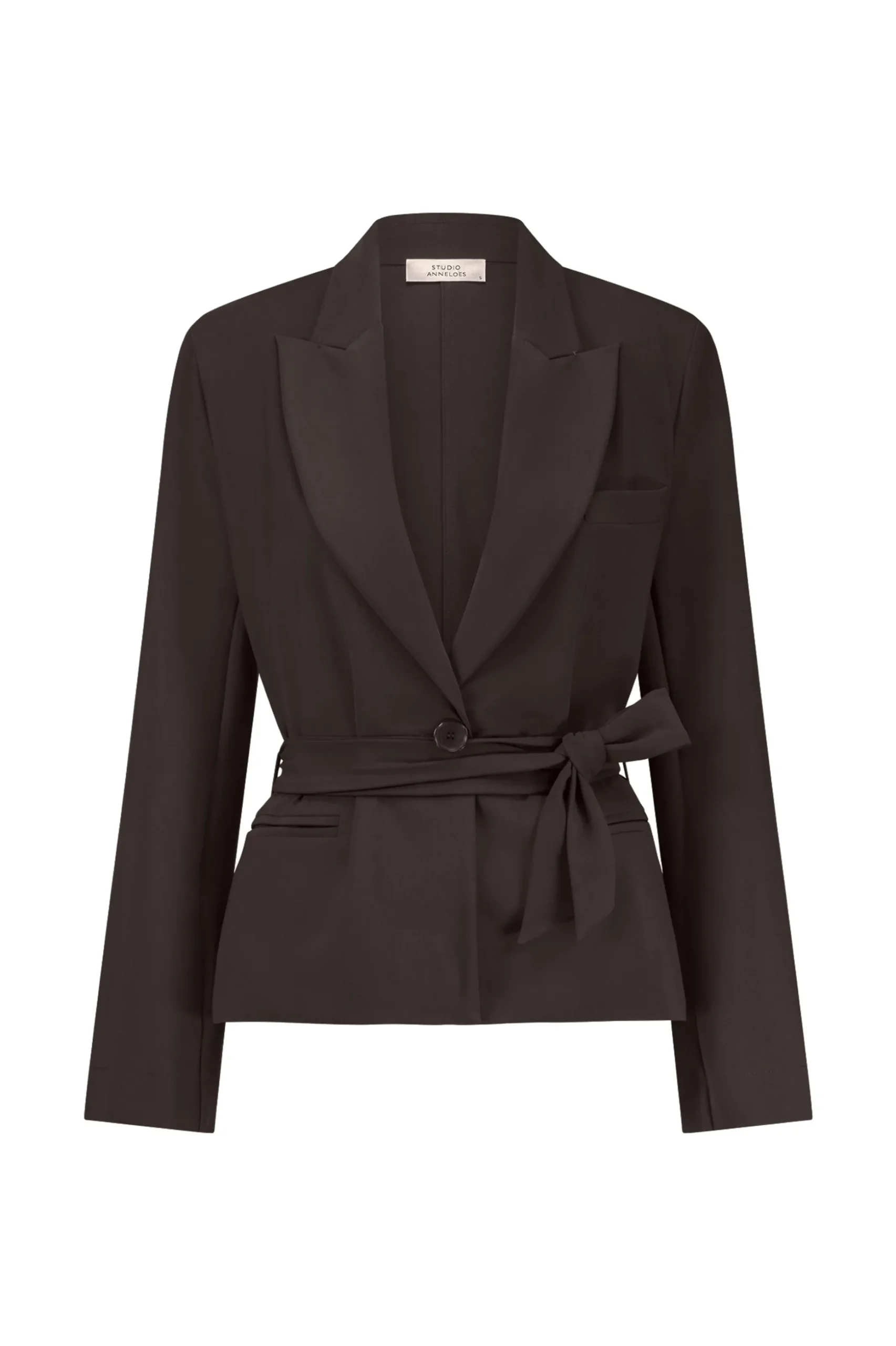 Lette bonded blazer - espresso