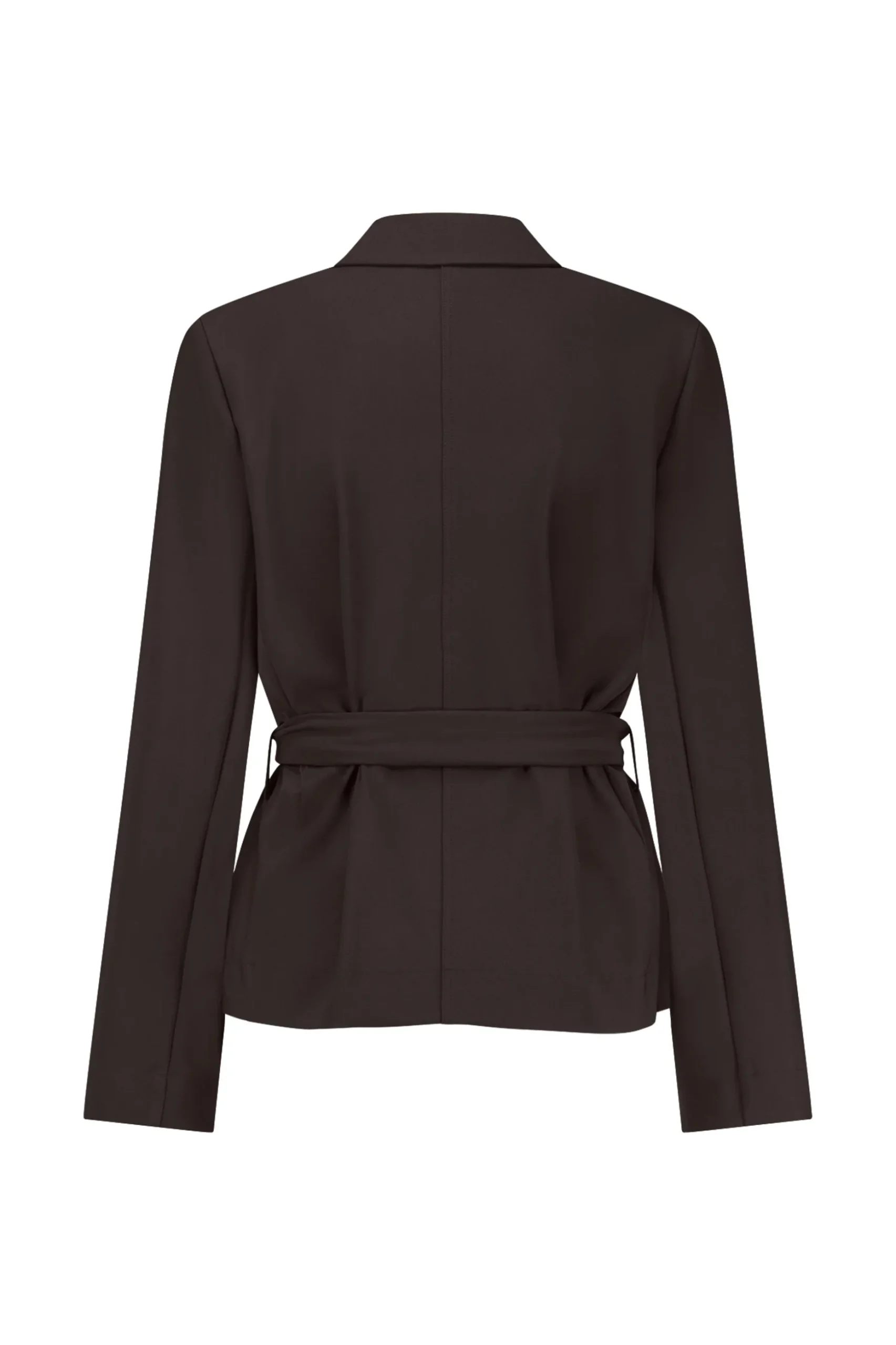 Lette bonded blazer - espresso