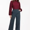 Lexie bnd dnm tweed trousers - midnight blue