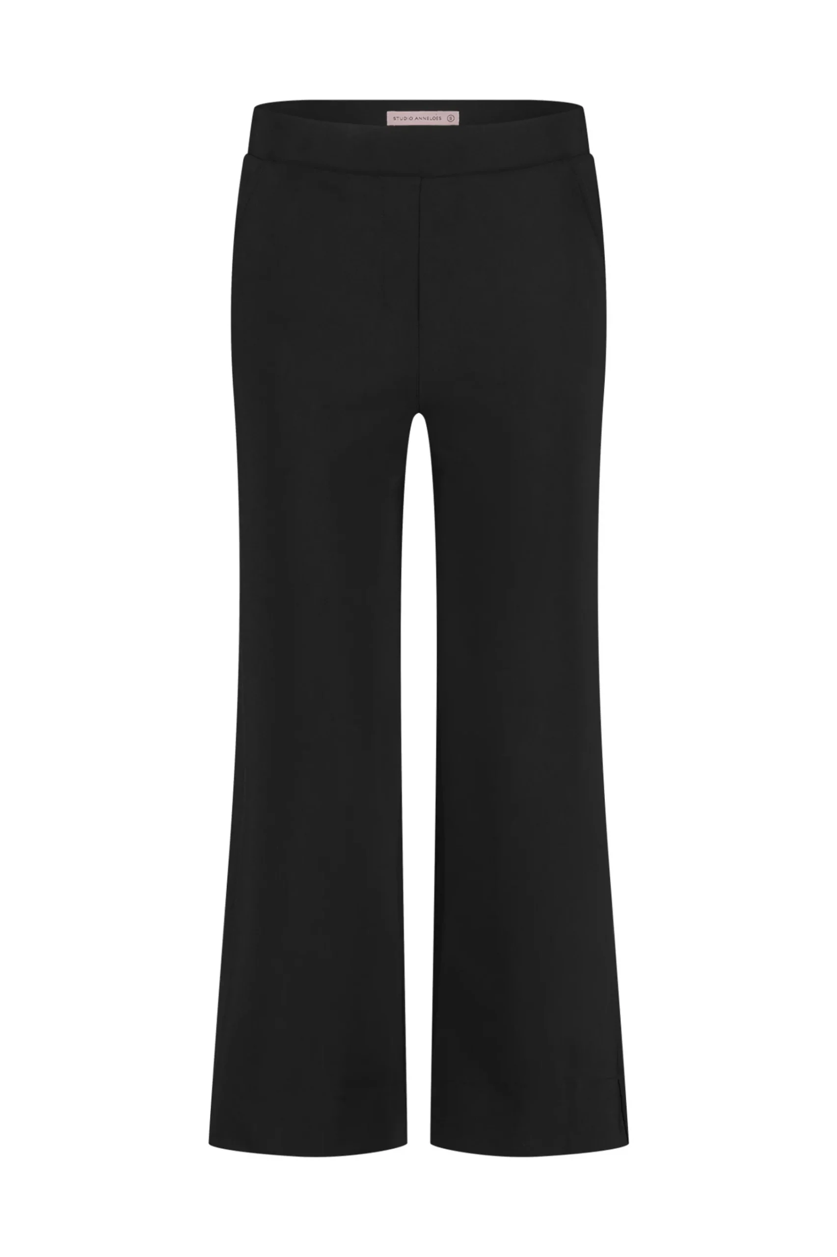 Lexie bonded culotte - black