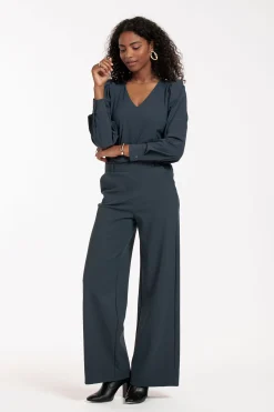 Lexie bonded trousers - antraciet