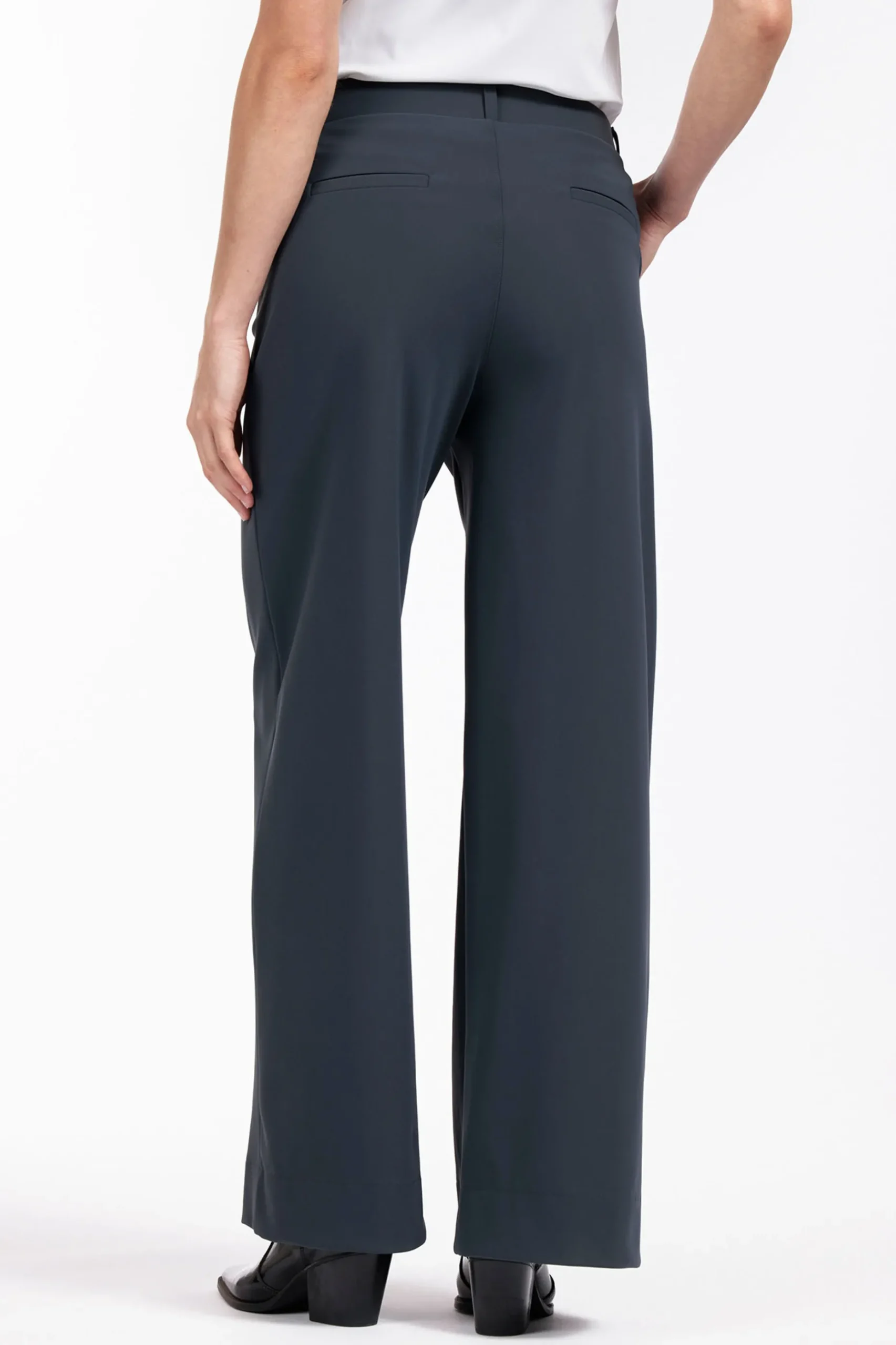 Lexie bonded trousers - antraciet