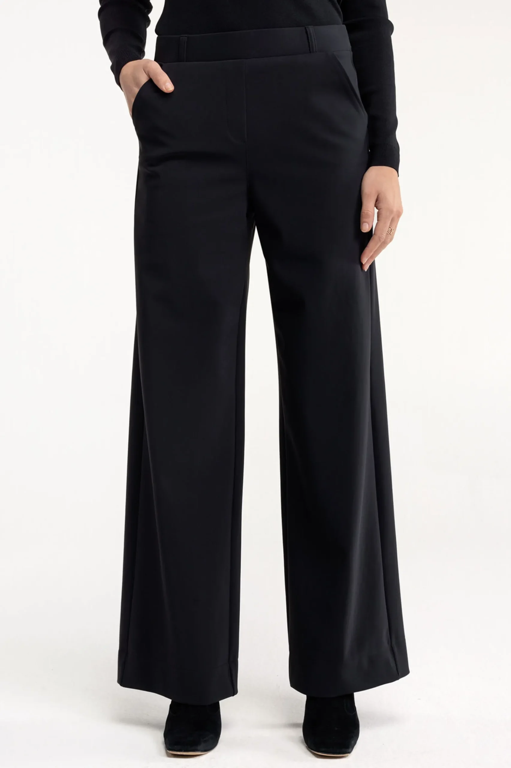 Lexie bonded trousers - black