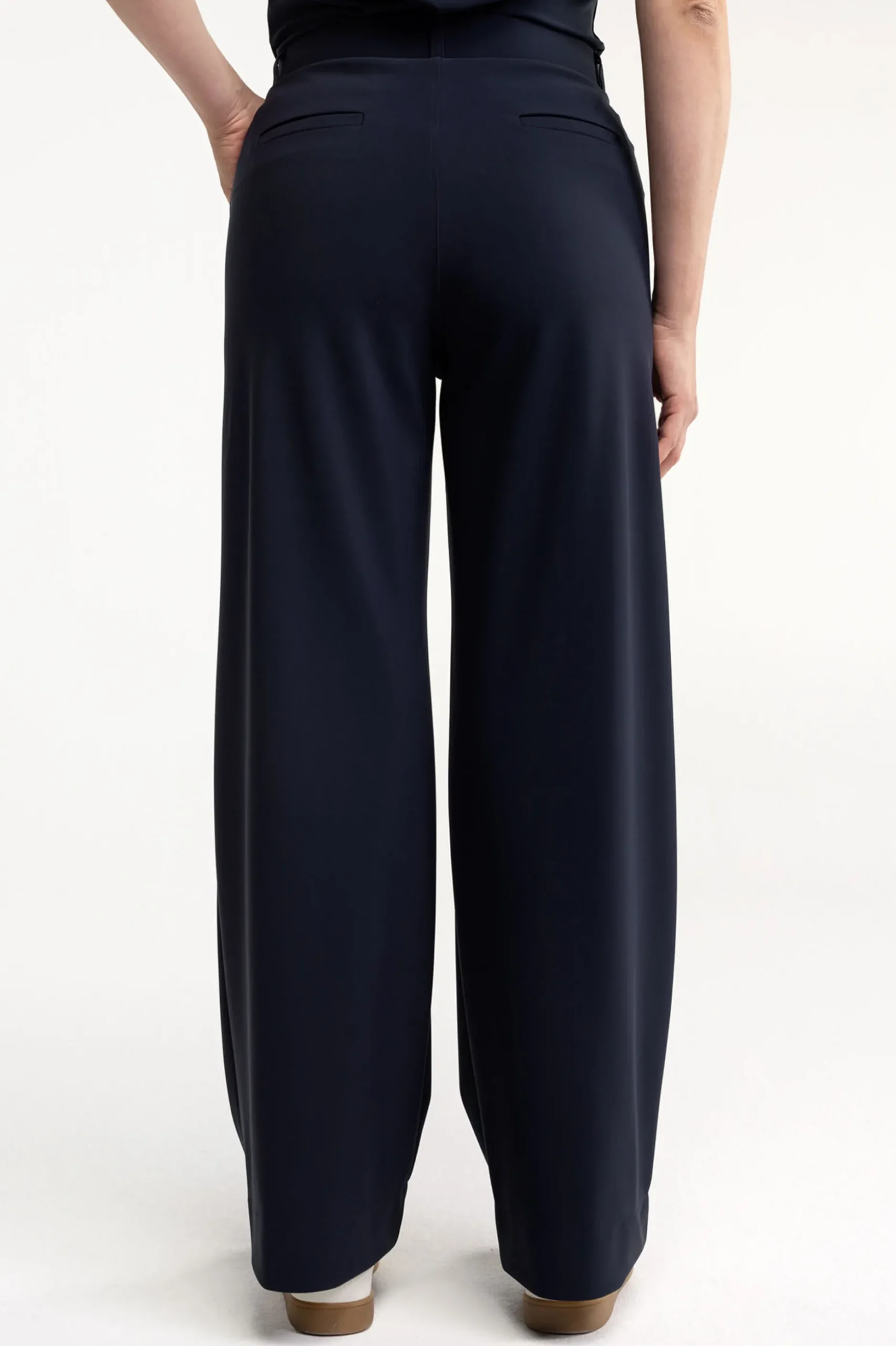 Lexie bonded trousers - dark blue