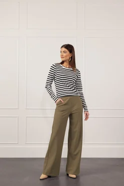 Lexie bonded trousers - earth