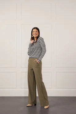 Lexie bonded trousers - earth