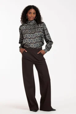 Lexie bonded trousers - espresso