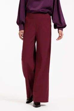 Lexie bonded trousers - merlot