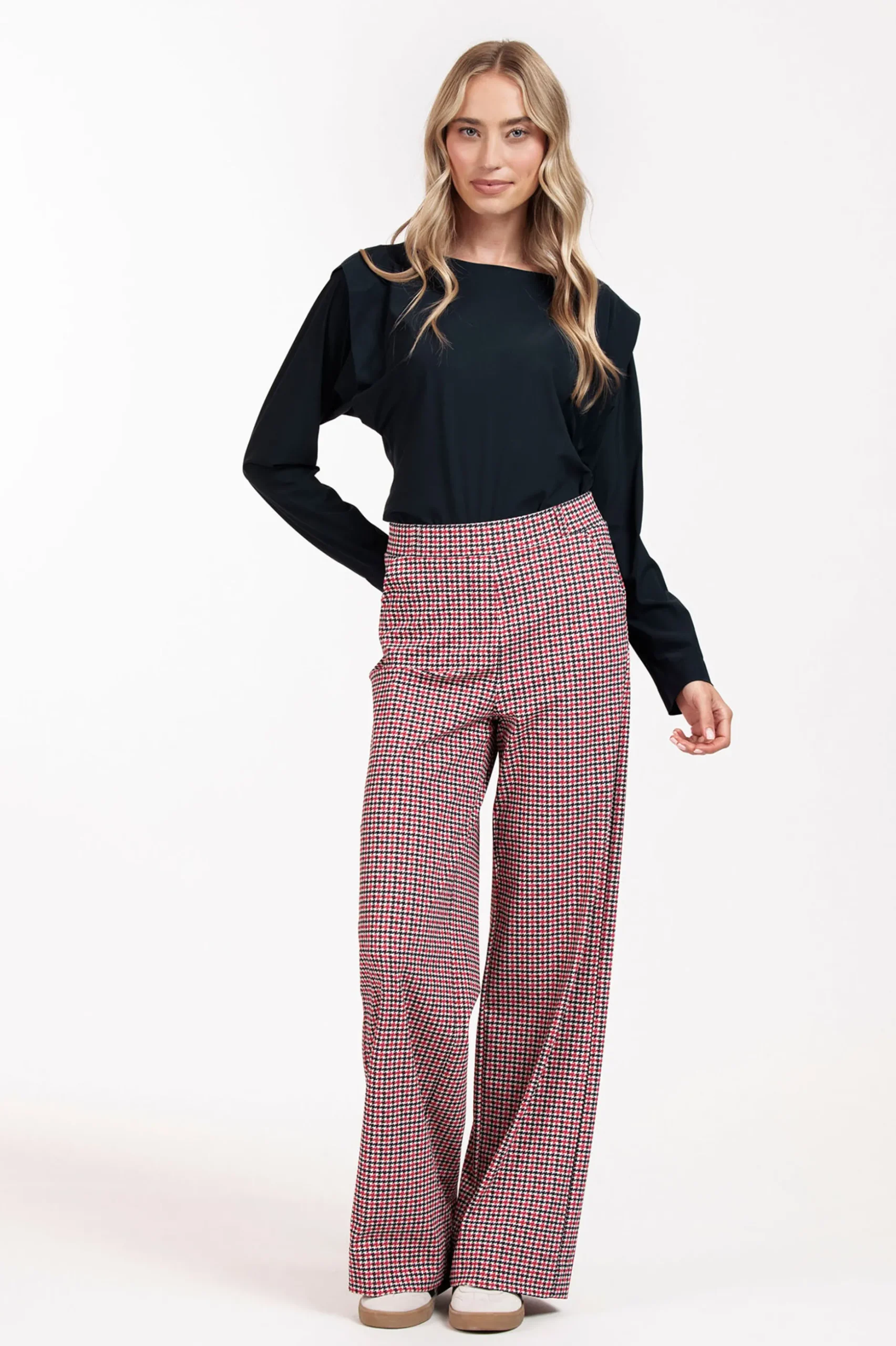 Lexie check trousers - multi color