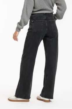 Lexie denim trousers - black