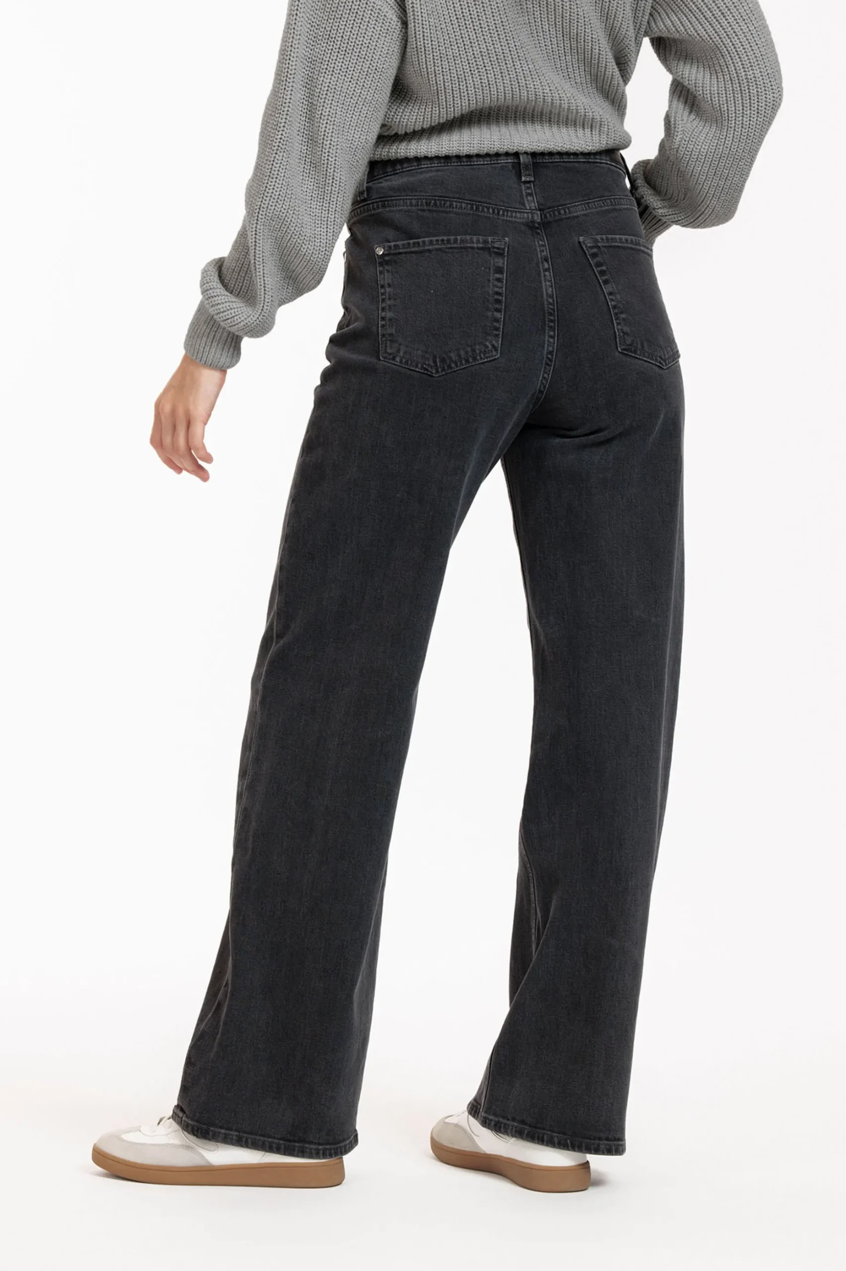 Lexie denim trousers - black