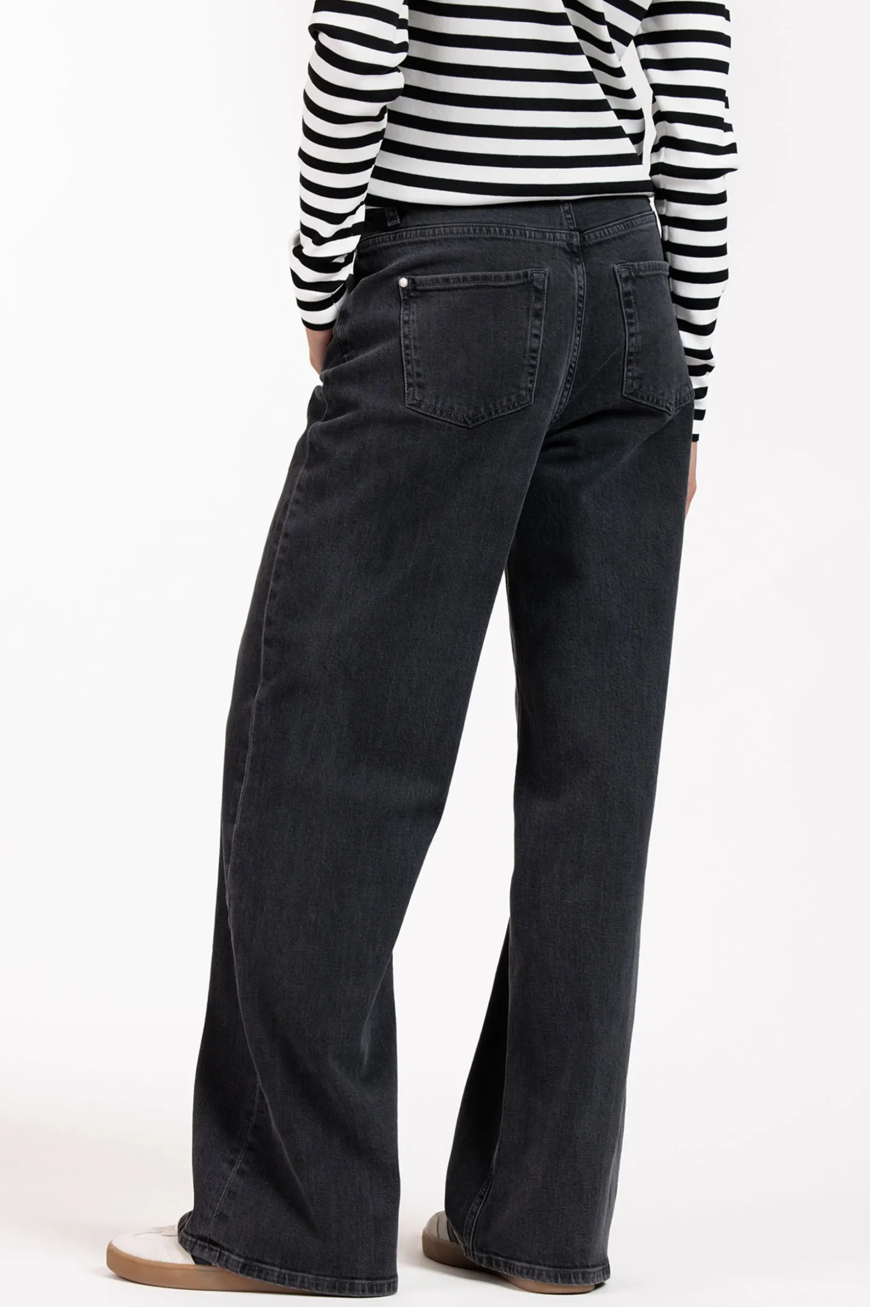 Lexie denim trousers - black