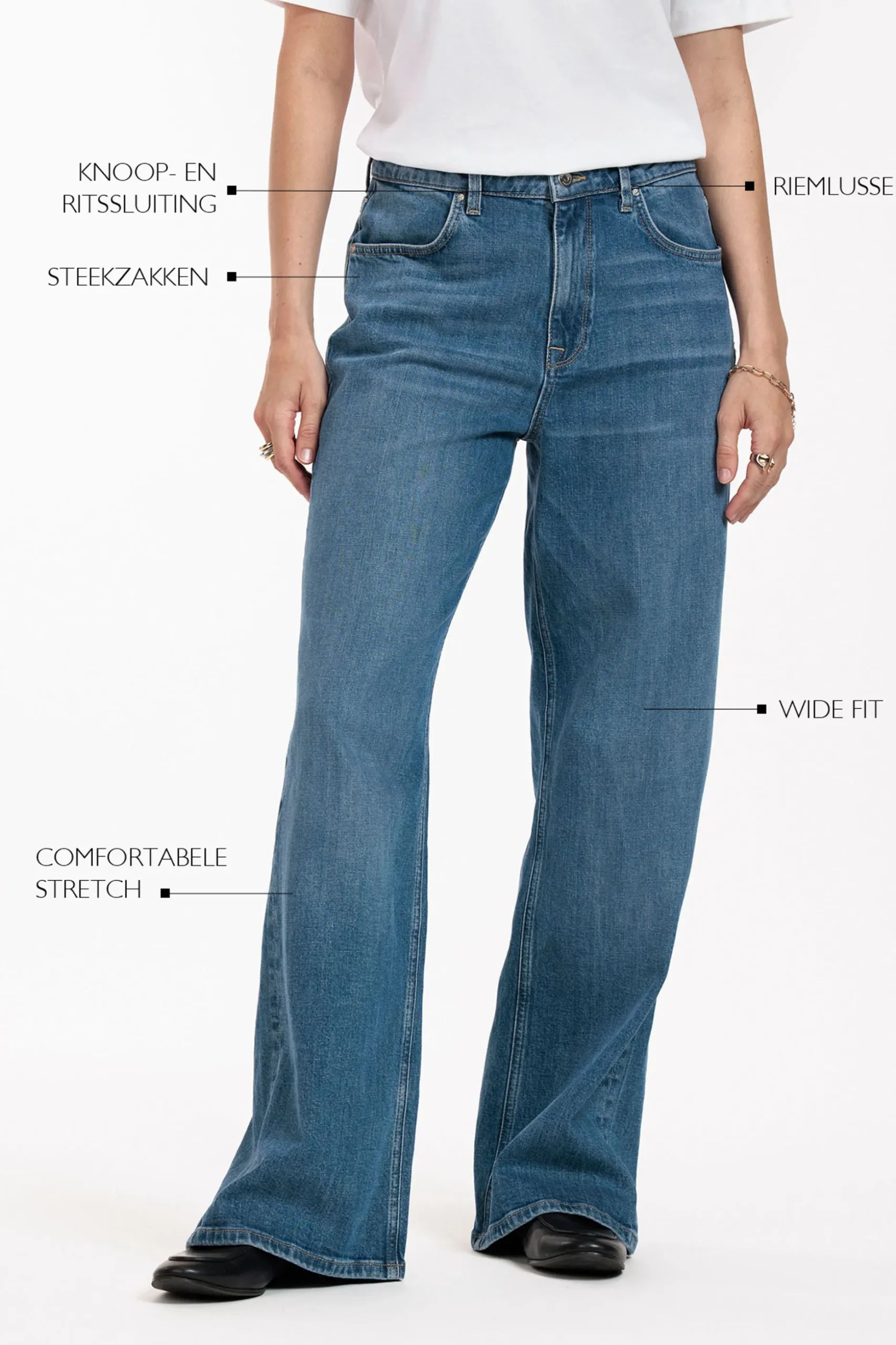 Lexie denim trousers - mid jeans
