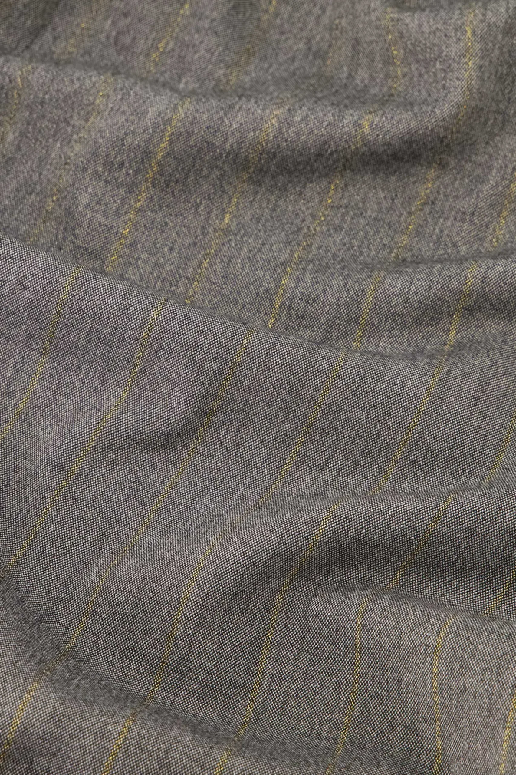 Lexie gold stripe trousers - grey melange/gold