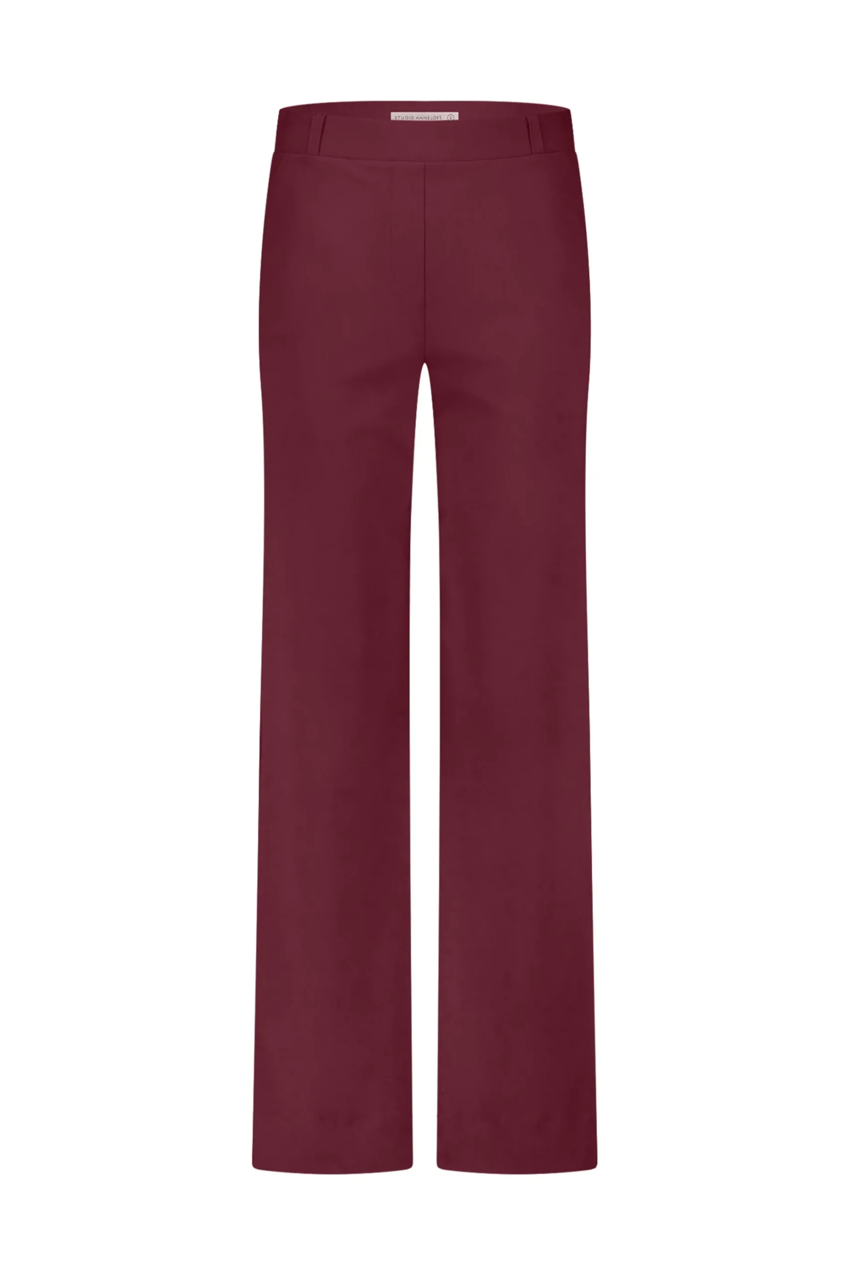 Lexie LONG bonded trousers - merlot