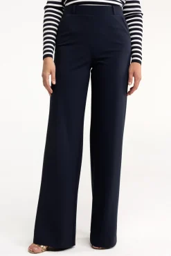 Lexie LONG bonded trousers - dark blue