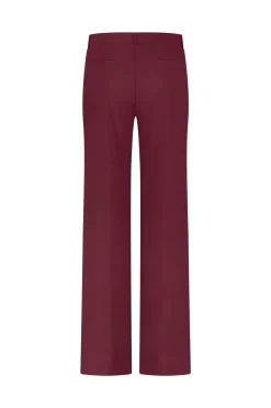 Lexie LONG bonded trousers - merlot