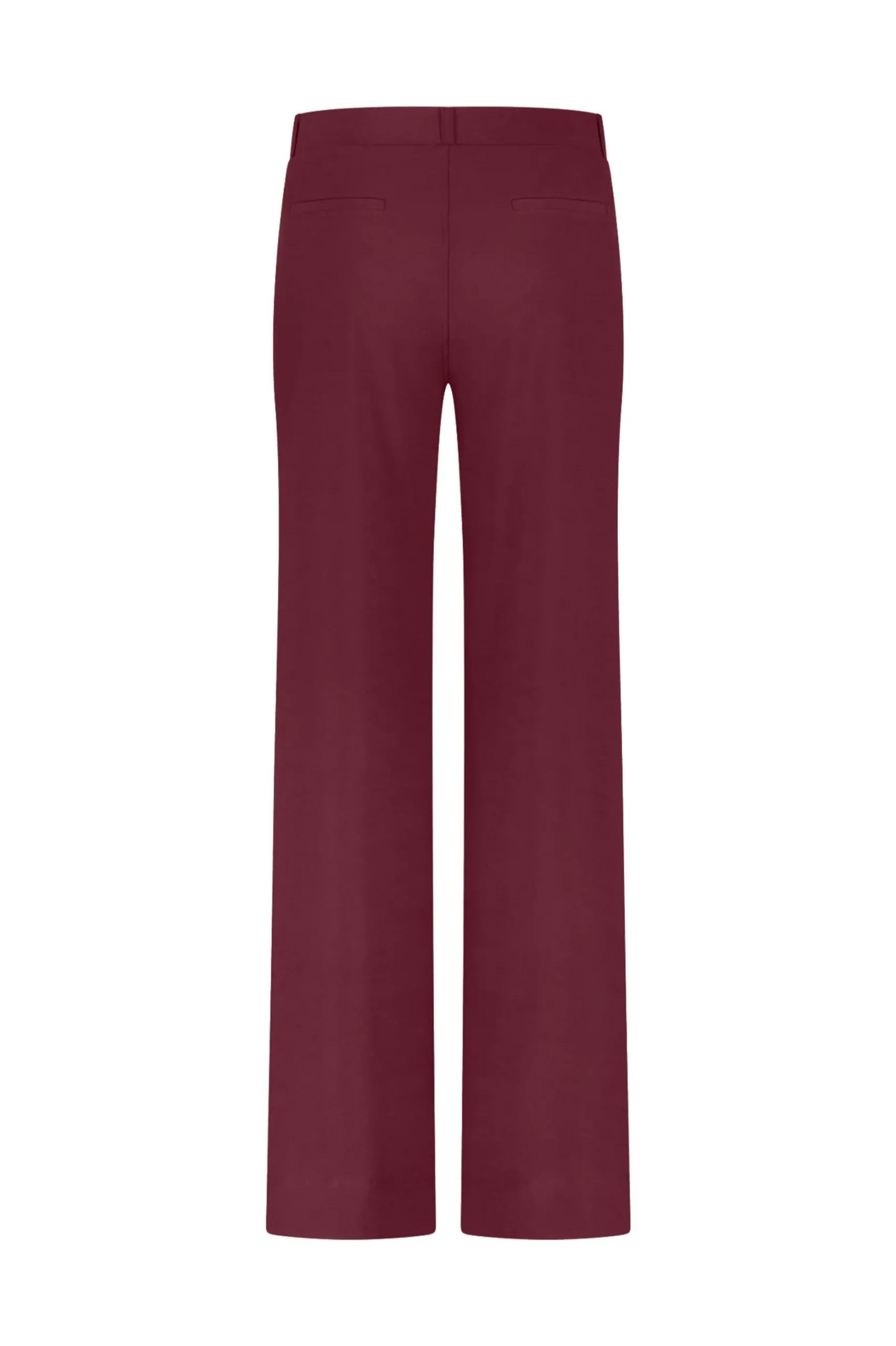Lexie LONG bonded trousers - merlot