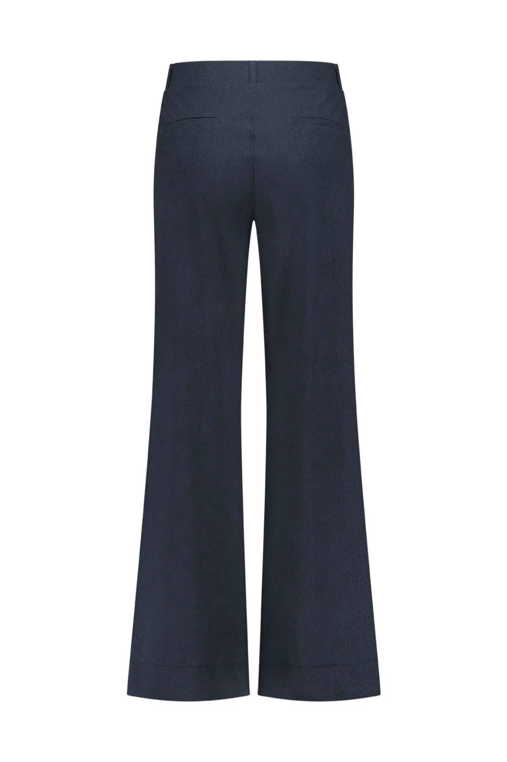 Lexie mini check trousers - dark blue/black
