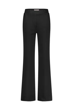 Lexie shiny bonded trousers - black