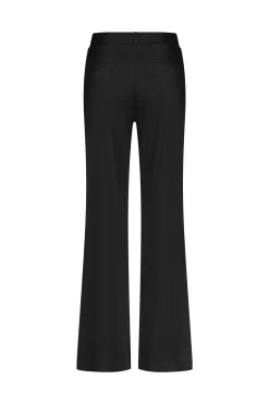 Lexie shiny bonded trousers - black