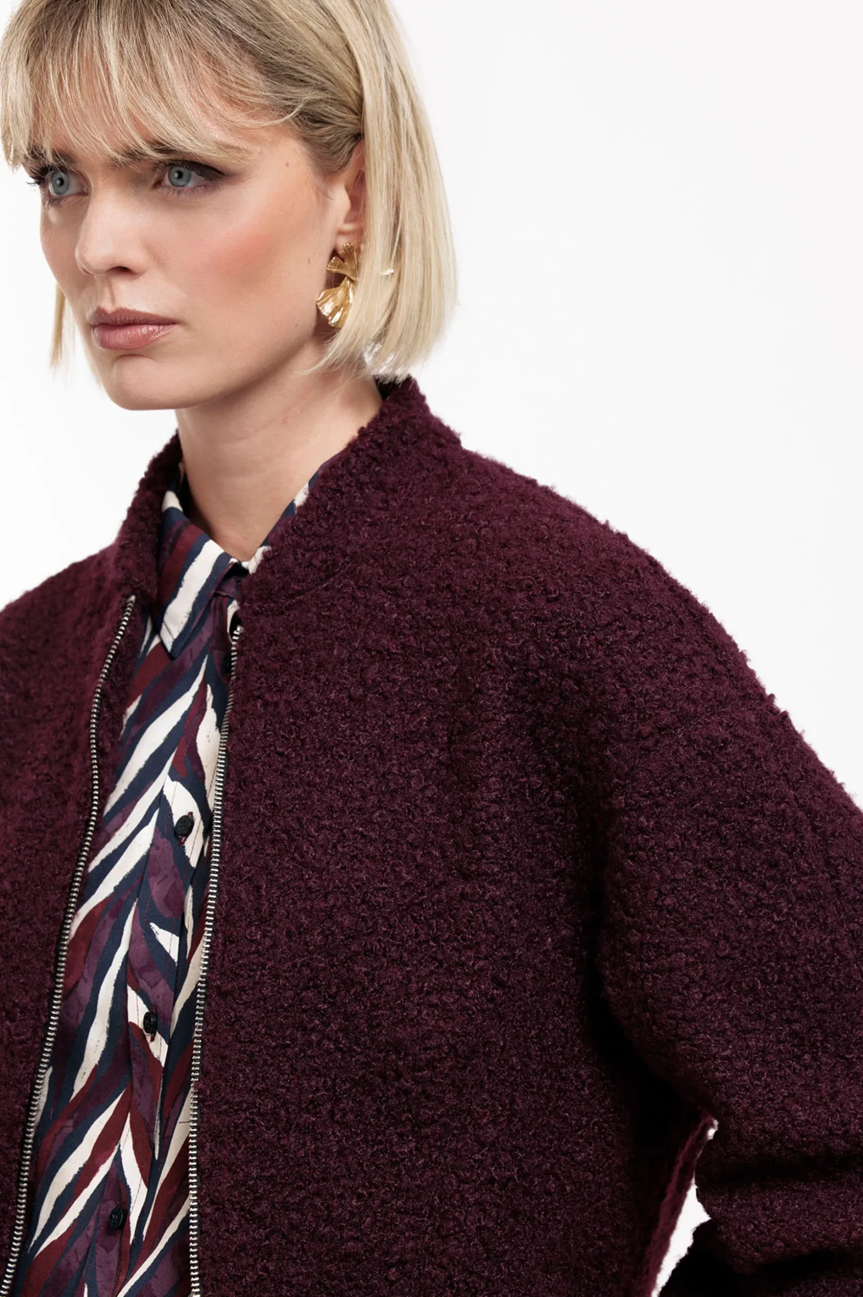 Lies bomber jacket - blackberry