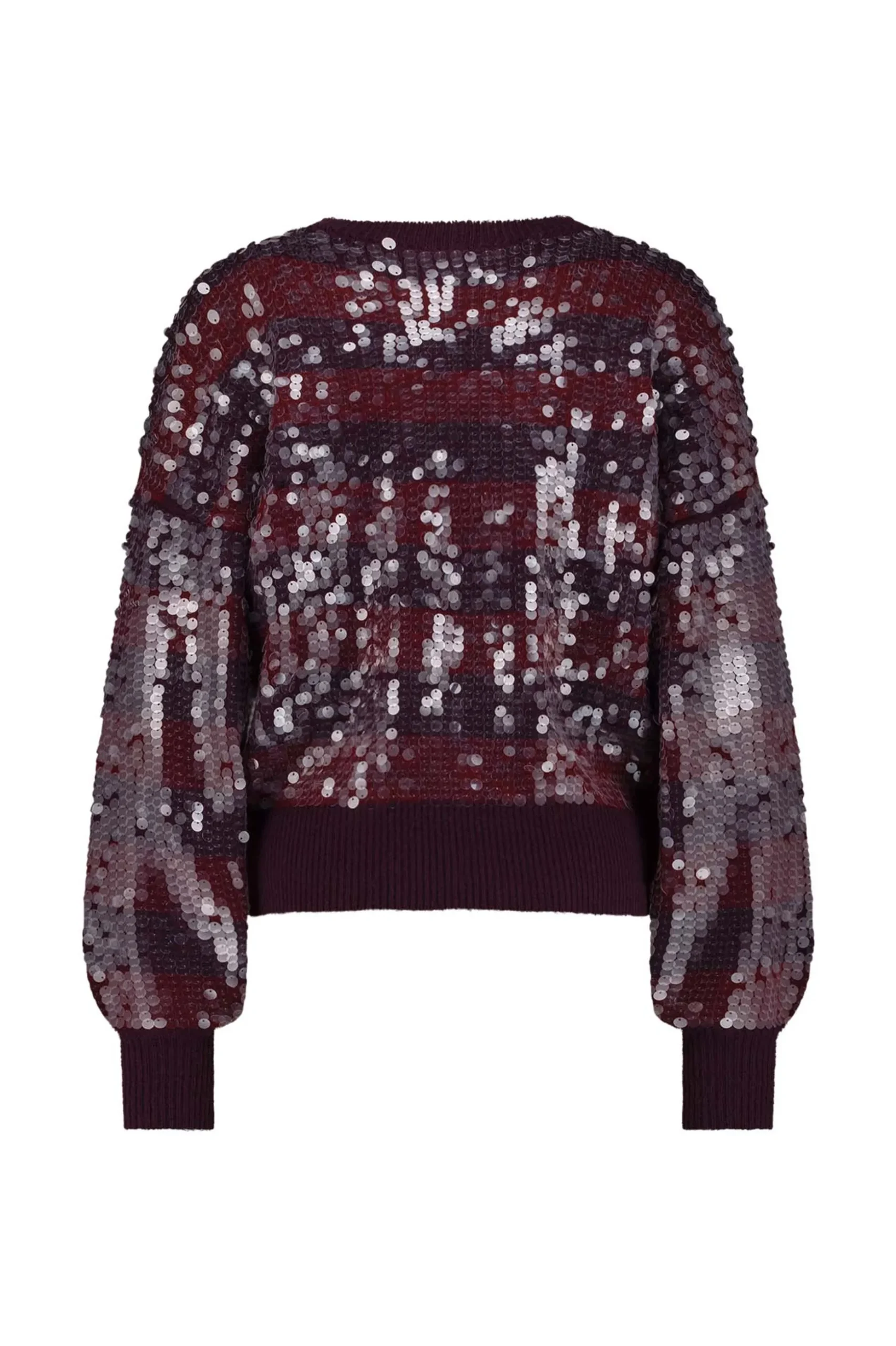 Lilly sequins pullover - blackberry/merlot
