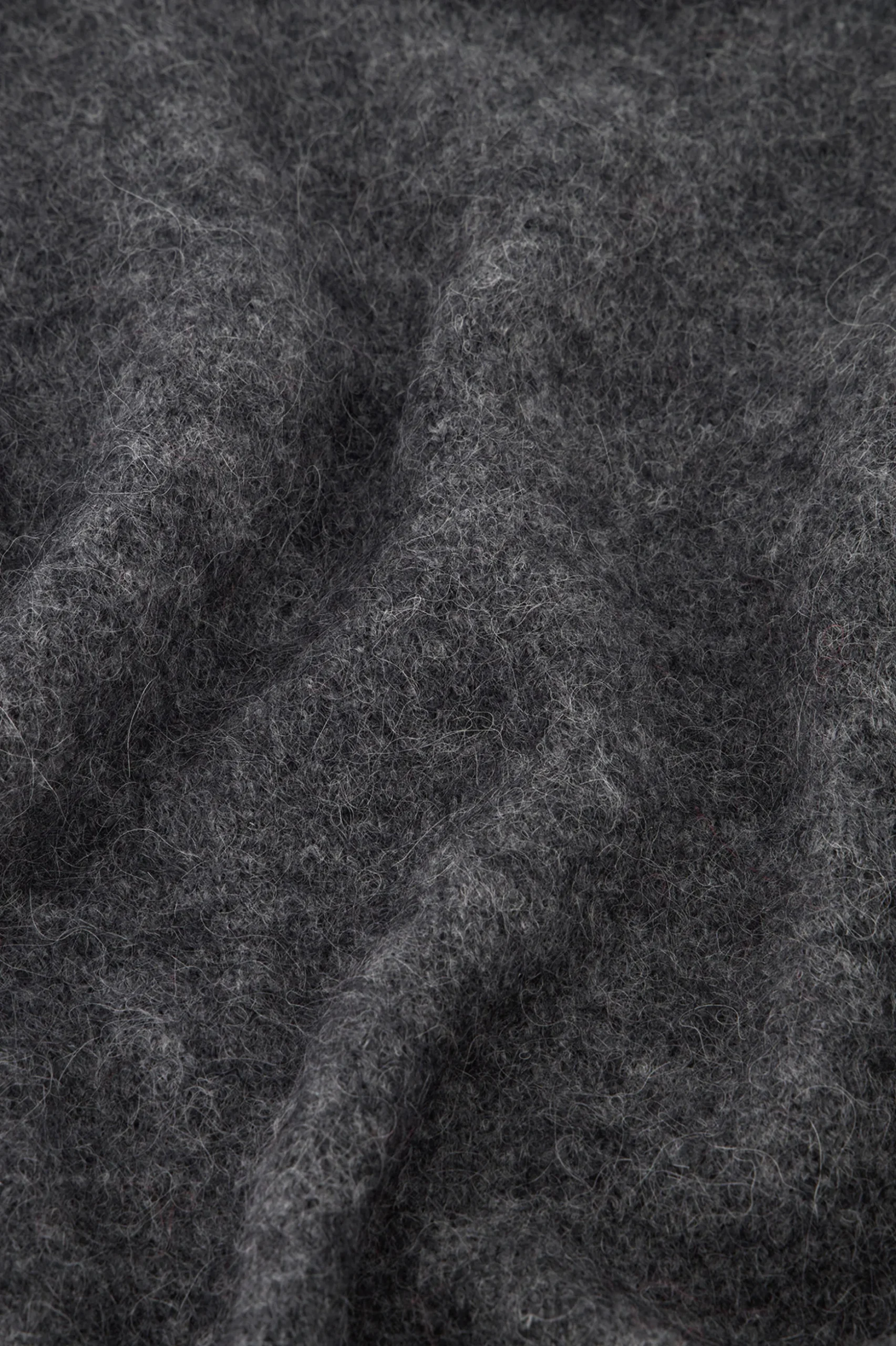 Lisette furry pullover - grey melange