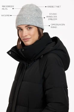 Lita beanie - grey melange