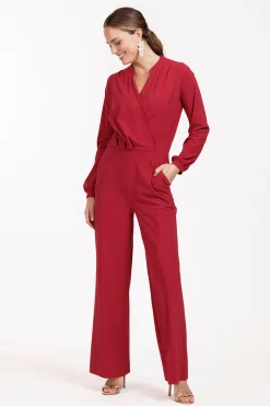 Louise jumpsuit - dark red