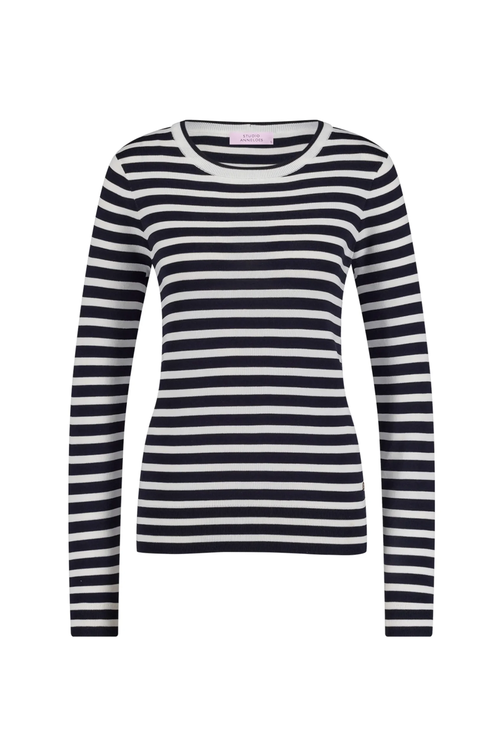 Luna stripe pullover - dark blue/off white