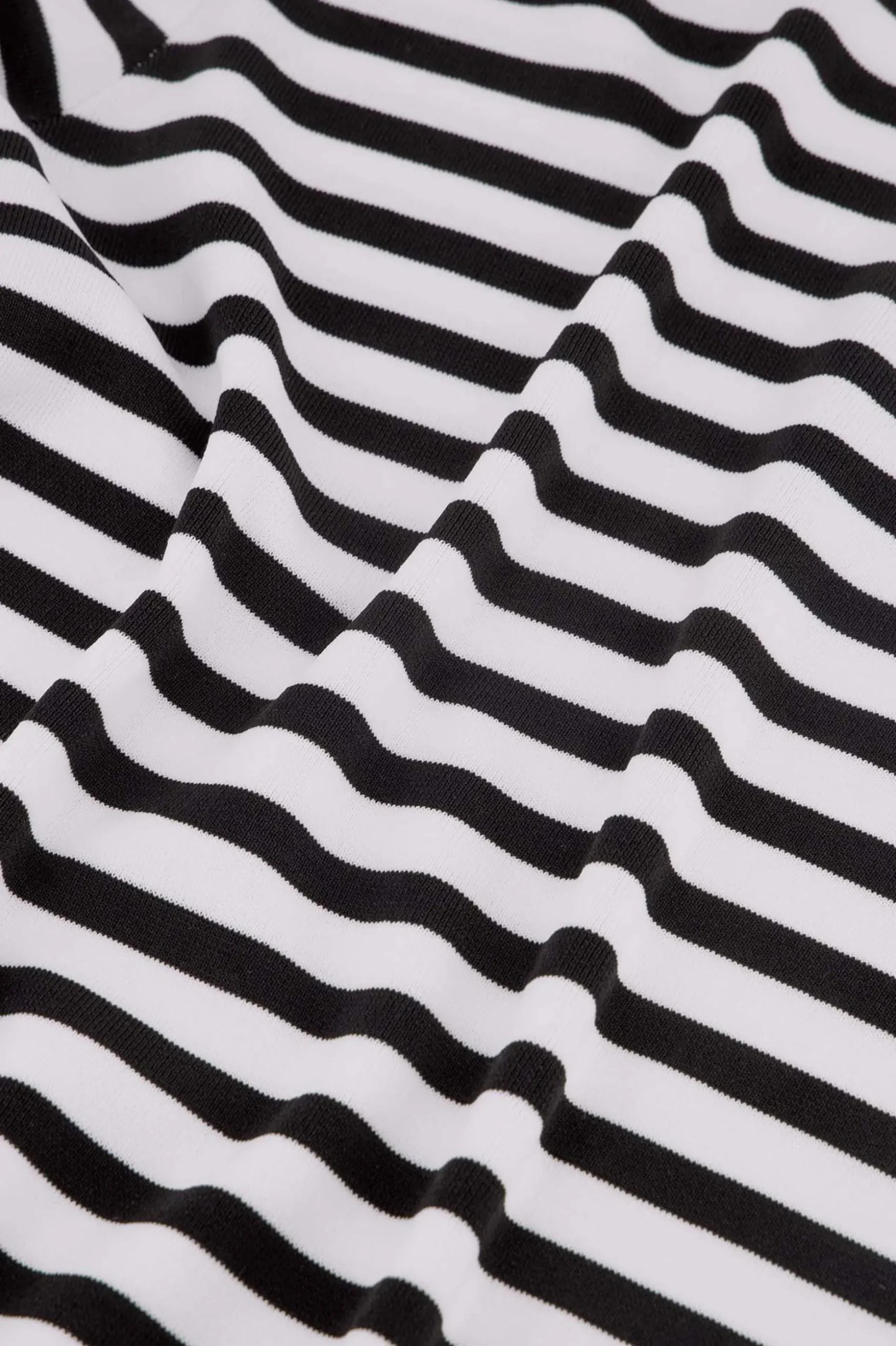 Luna stripe pullover - off white/black