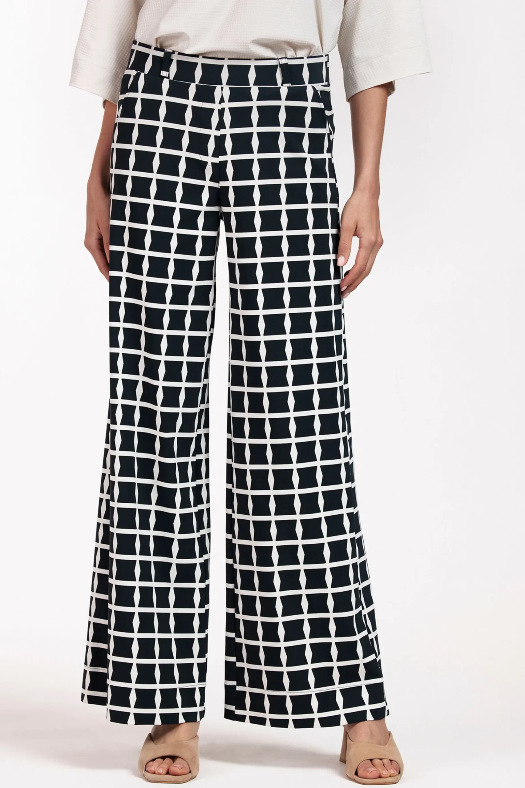 Luz squares trousers - dblue/kit