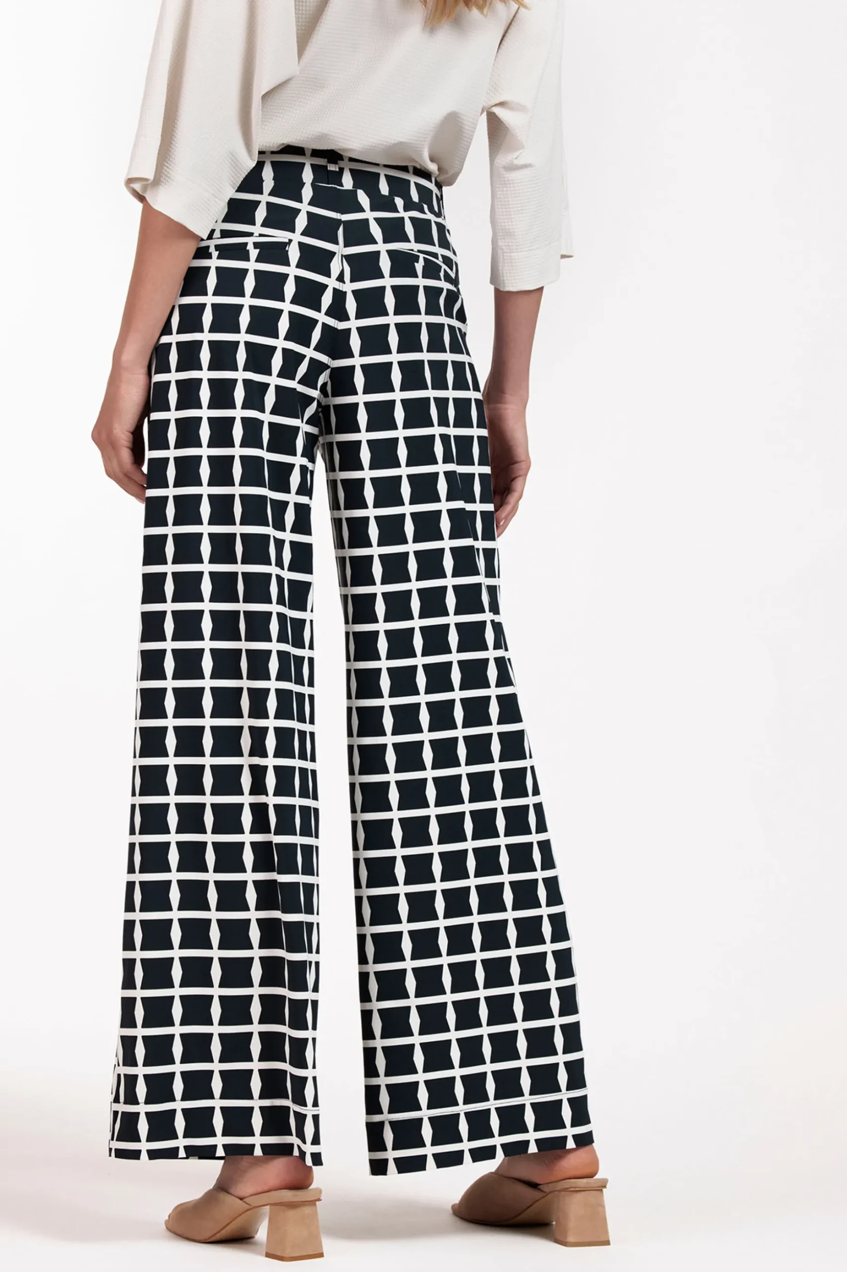 Luz squares trousers - dblue/kit
