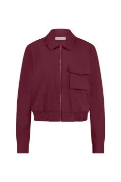 Mabel bomber jacket - merlot