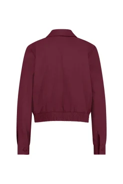 Mabel bomber jacket - merlot
