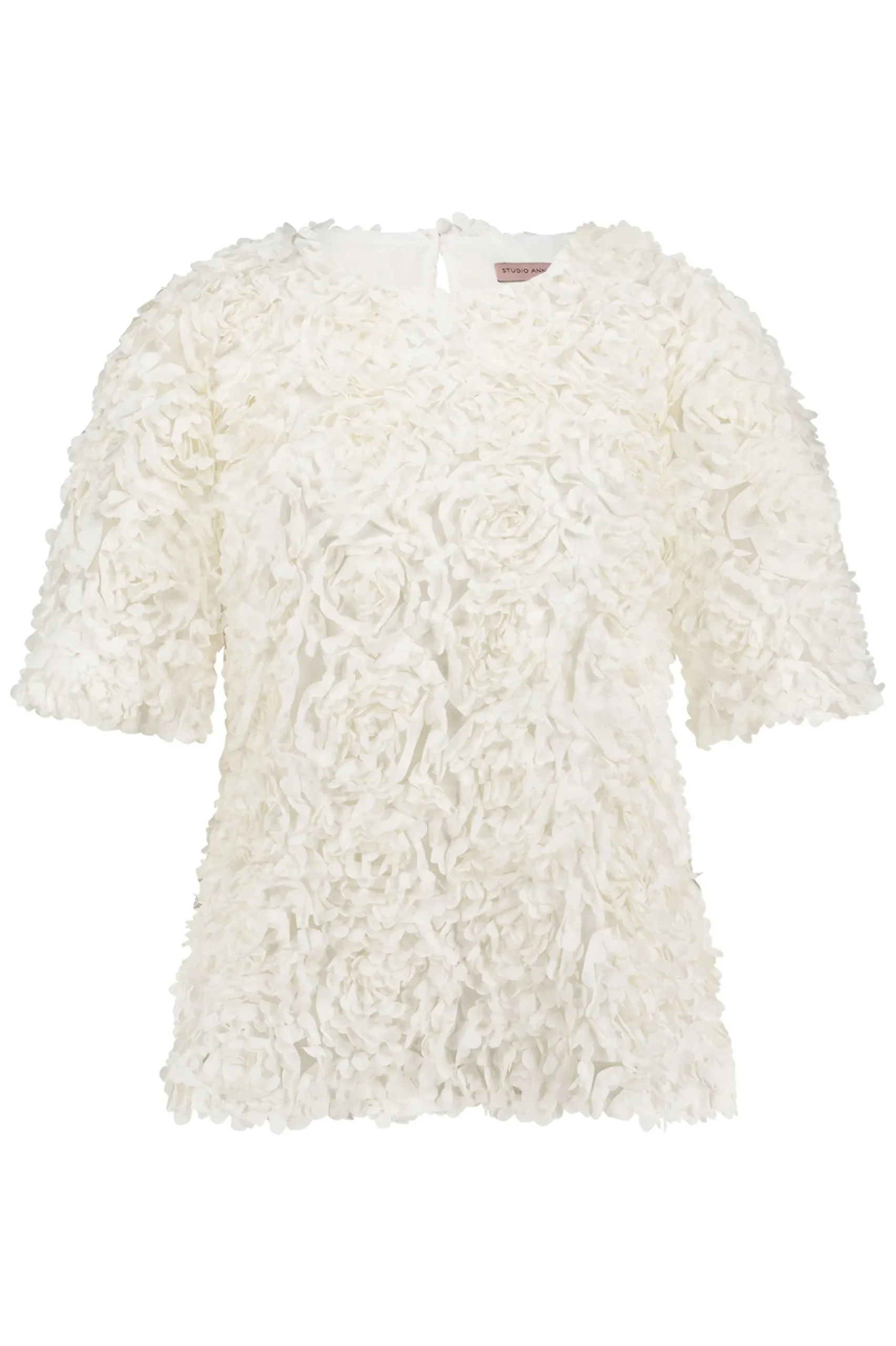 Madison flower top - off white