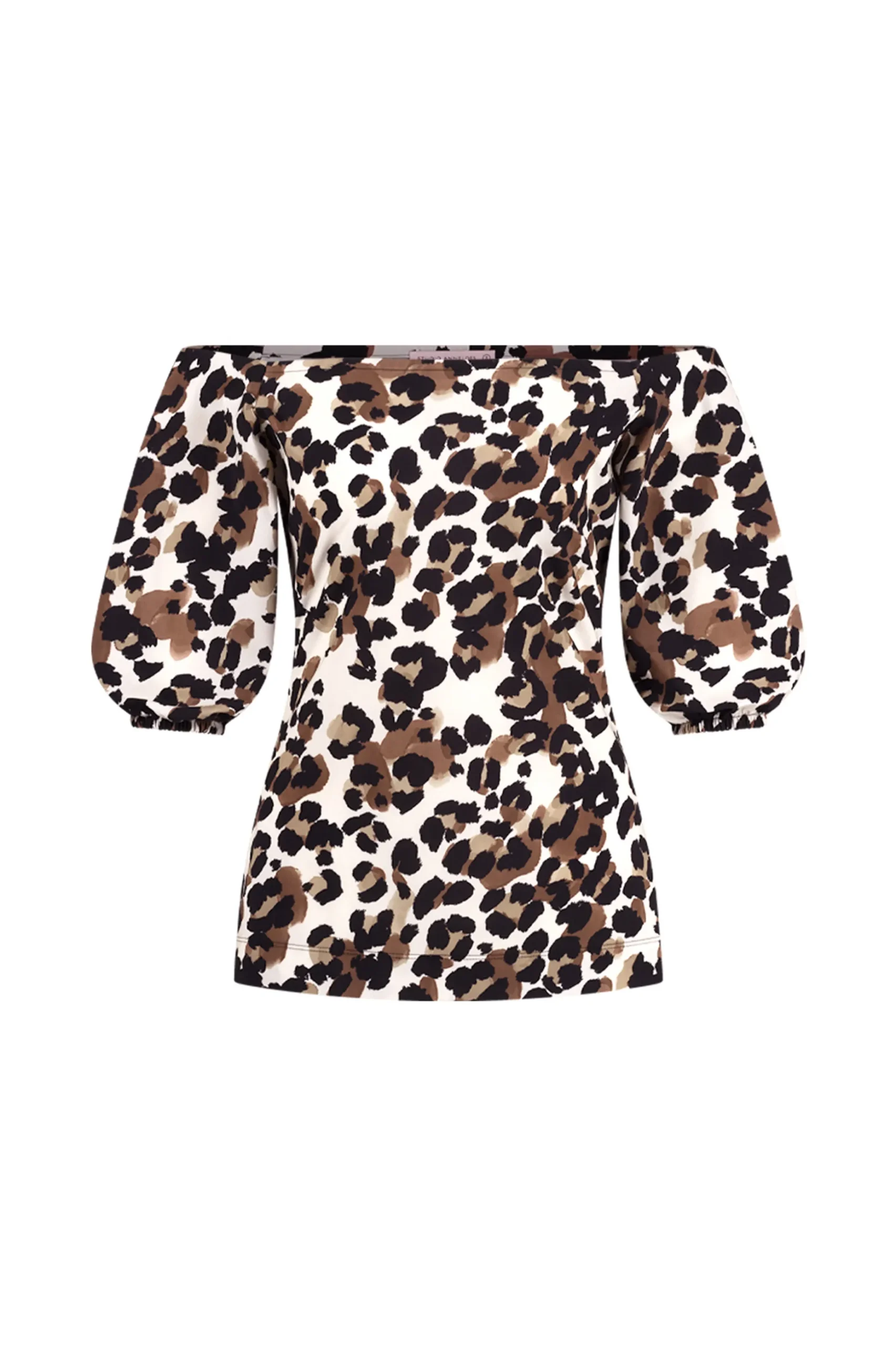 Manon leopard top - kit/chocolate