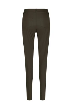 Margot faux suede trousers - new army