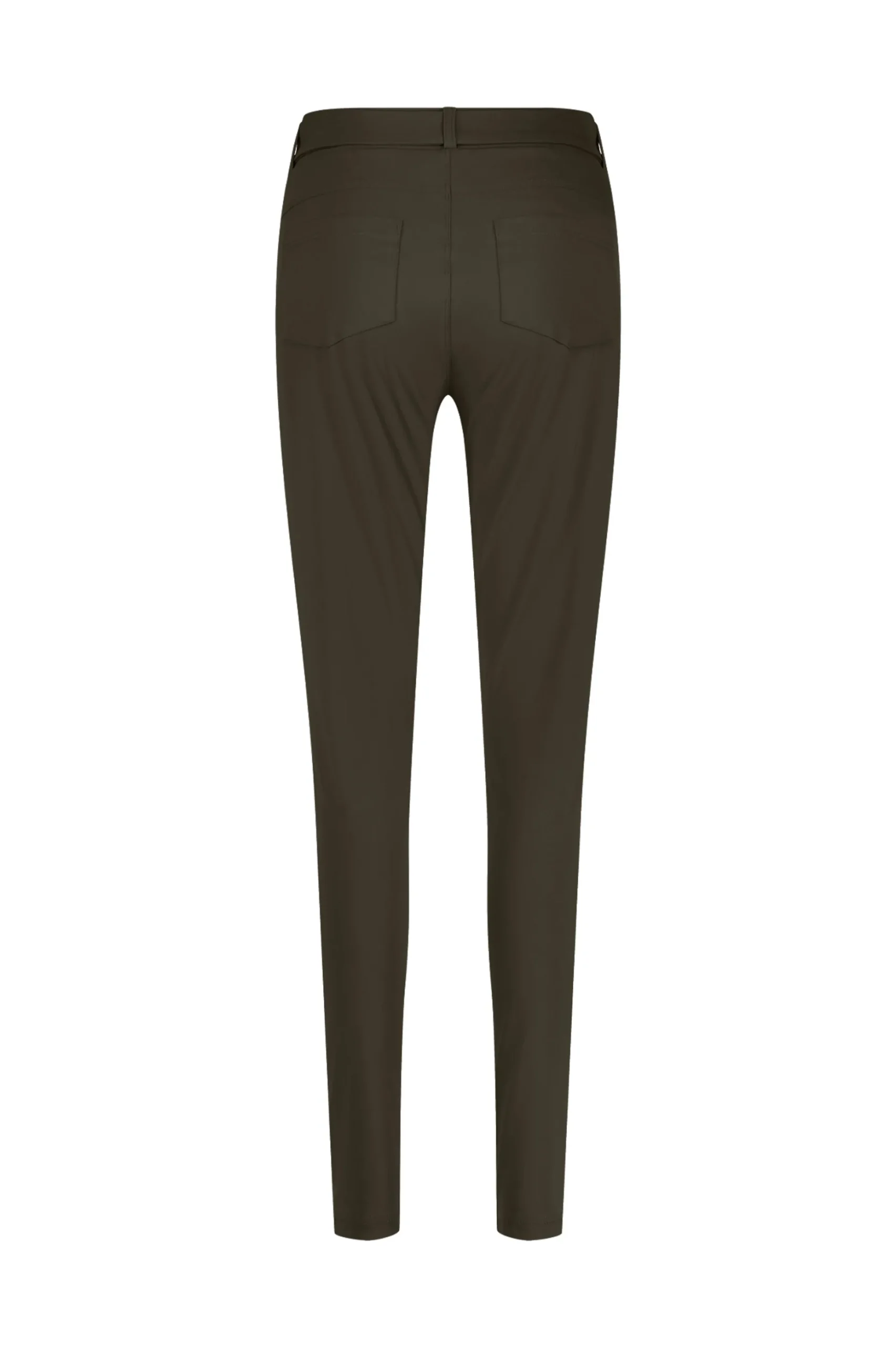 Margot faux suede trousers - new army