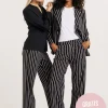 Marilon Fragrance trousers - black/blush